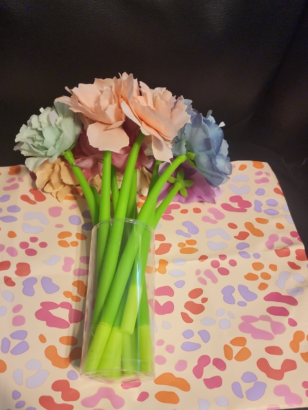 Bouquet Of Pens - 10 Artificial Flower Pens - Picture 2 of 3